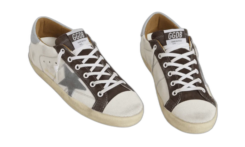 Golden Goose Super Star LTD Celeste y Negro