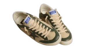 Golden Goose Super Star Blanco Crema con Verde