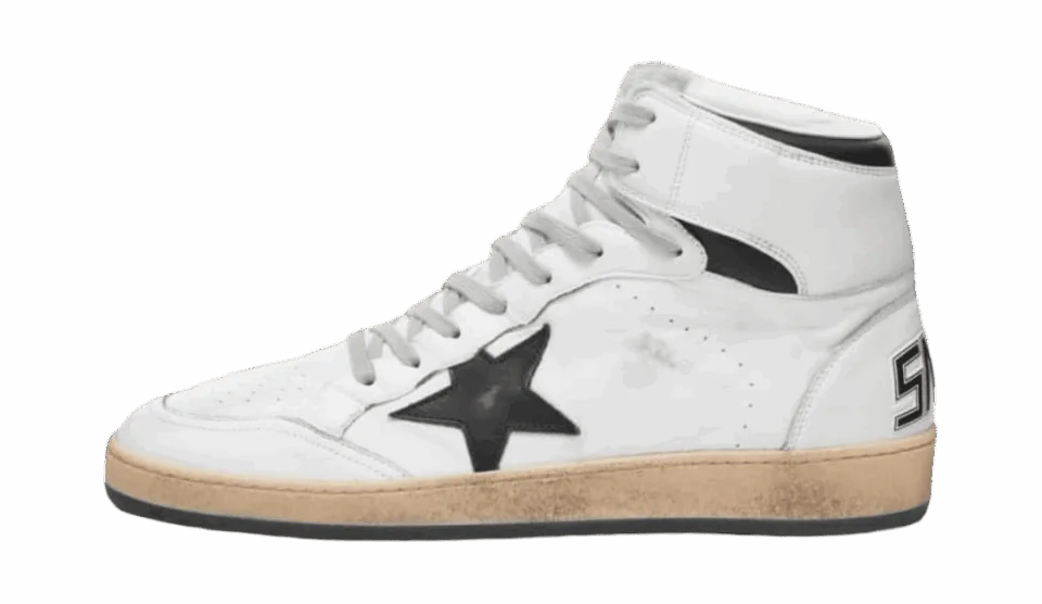 Golden Goose High Blancas Estrella Negra