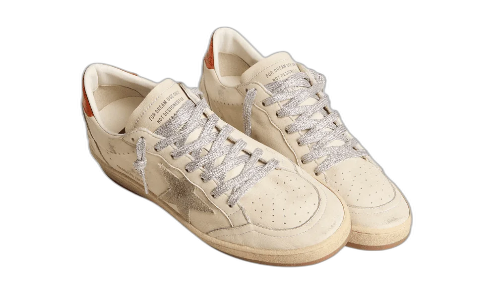 Golden Goose Ball Star Blanco Rojo