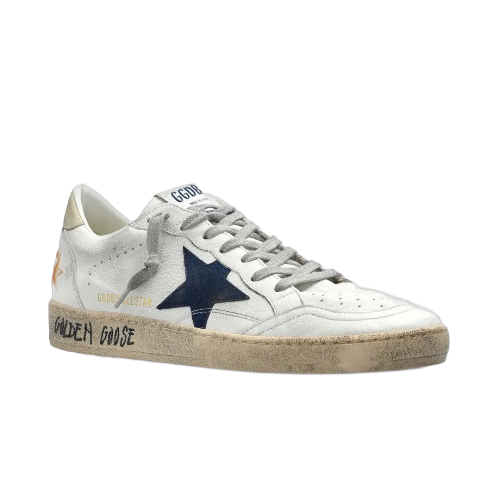 Golden Goose Ball Star Blanco Estrella Navy