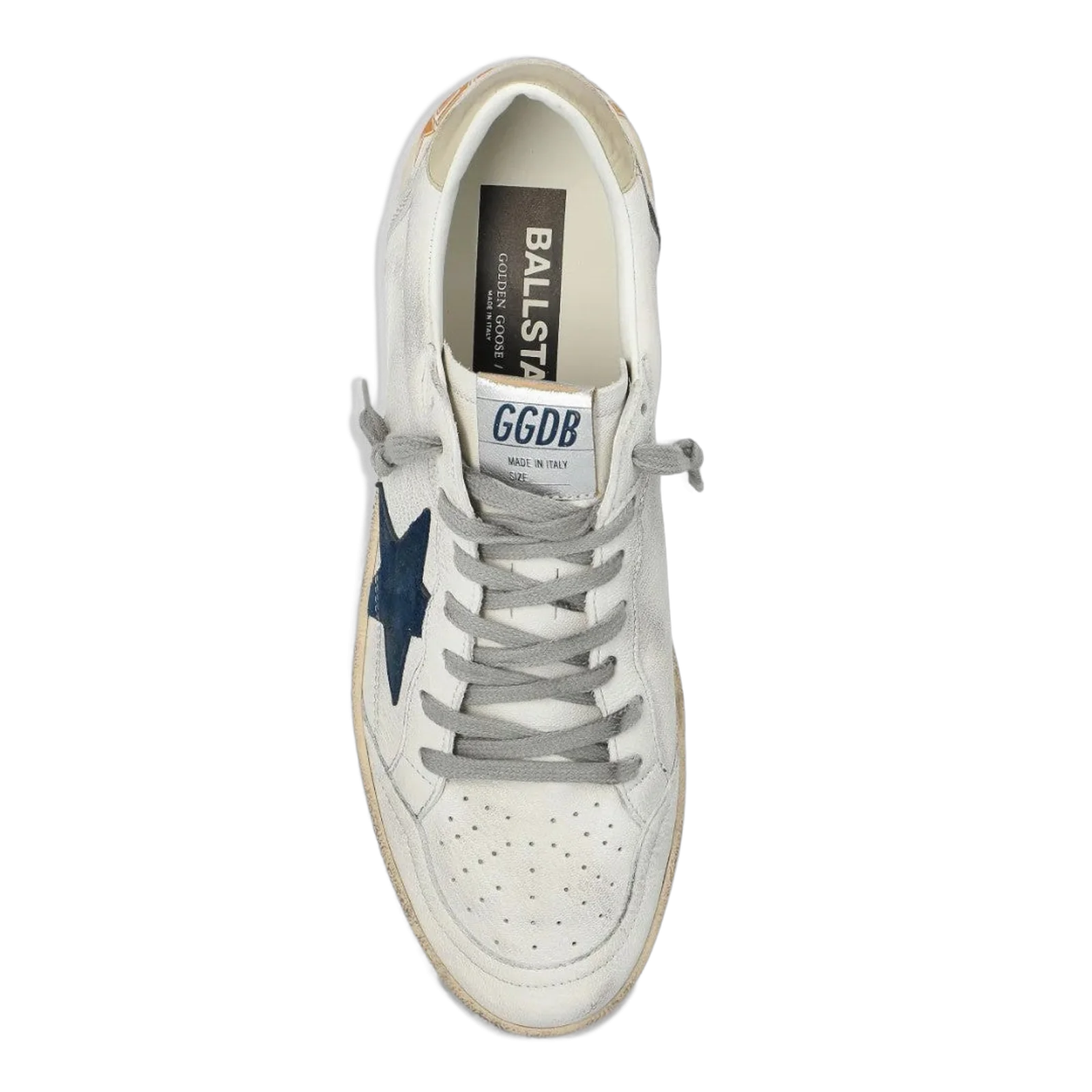 Golden Goose Ball Star Blanco Estrella Navy