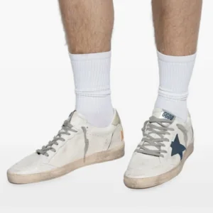 Golden Goose Ball Star Blanco Estrella Navy