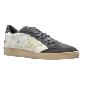 Golden Goose Ball Star Gris Estrella Crema