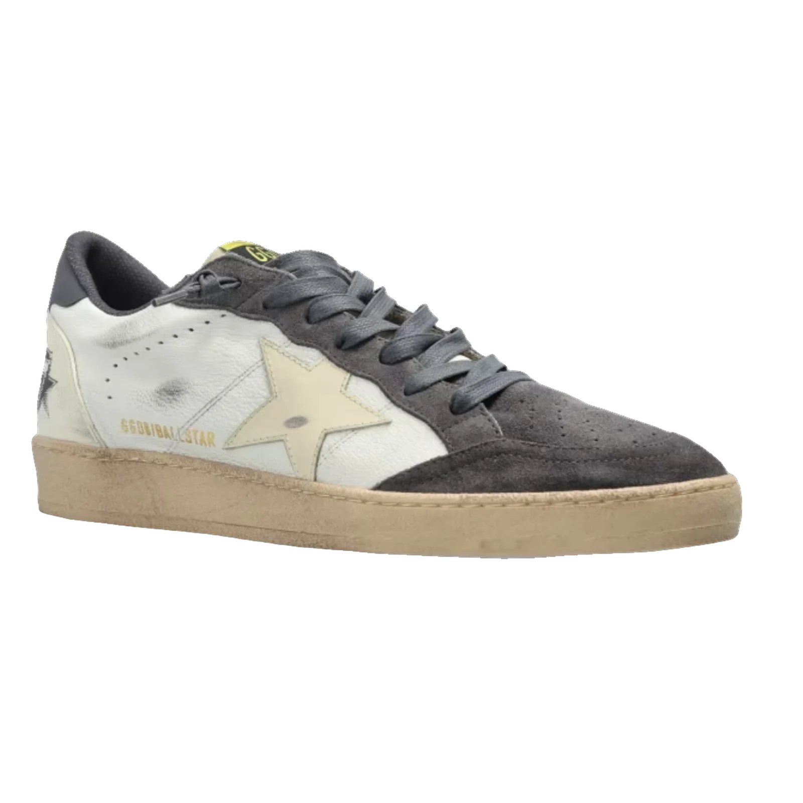 Golden Goose Ball Star Gris Estrella Crema